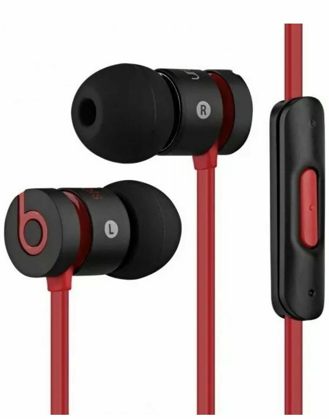 Beats by Dr Dre urBeats 2.0 Earphones BLACK-RED OR WHITE-RED Beats by Dr Dre urBeats 2.0 Earphones BLACK-RED OR WHITE-RED