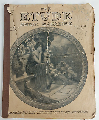 Antique Sheet Music Magazine, The Etude 1923. See Pics*