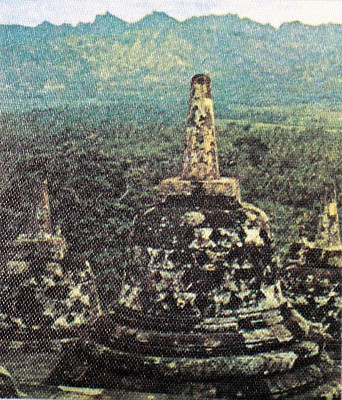 TEMPLE DE BOROBUDUR A JAVA  FRANCE  ENVELOPPE Premier Jour 1° FDC  Yt 2036