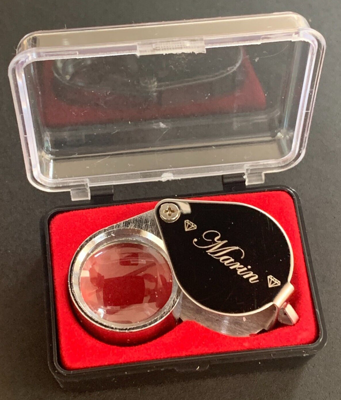 Lupe, Schmuck, Klapplupe, Taschenlupe, Juwelierlupe 30 X 21 Mm  Incl. Versand