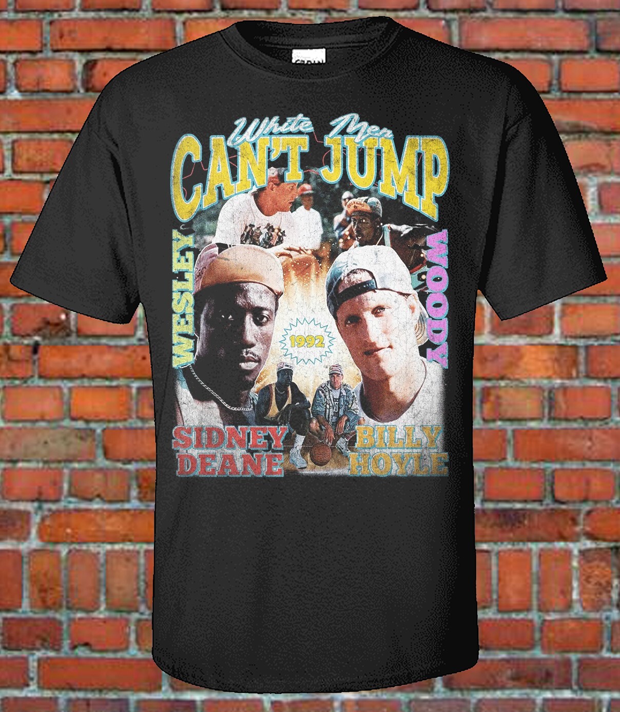 トップス 90s WHITE MEN CAN'T JUMP t shirt raptee トップス 90s WHITE MEN CAN'T JUMP t shirt raptee White Men