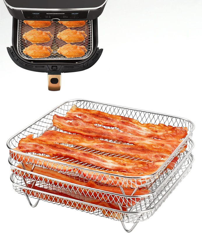 Rack For Instant Vortex Cosori Nuwave Air Fryer Oven- 304 Stainless St