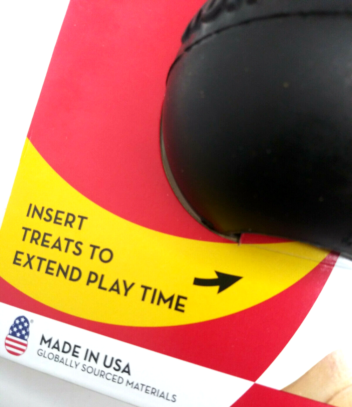 KONG Extreme LARGE Black Durable Rubber Treat Stuffable Fetch & Chew Dog Toy 4"