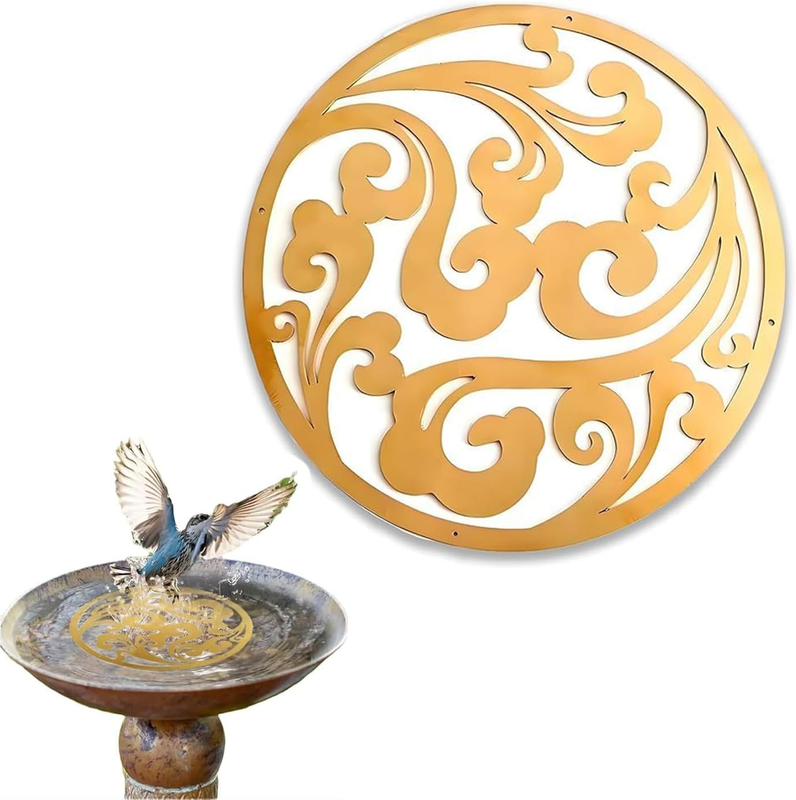 Copper Bird Bath Purification Disk, Pure Copper Cleaning Disk, Safe Water Tool,