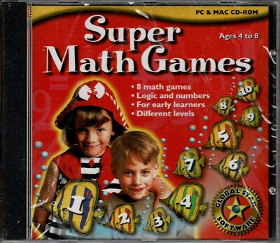 Super Math Games Pc New XP - SEE BELOW Win10