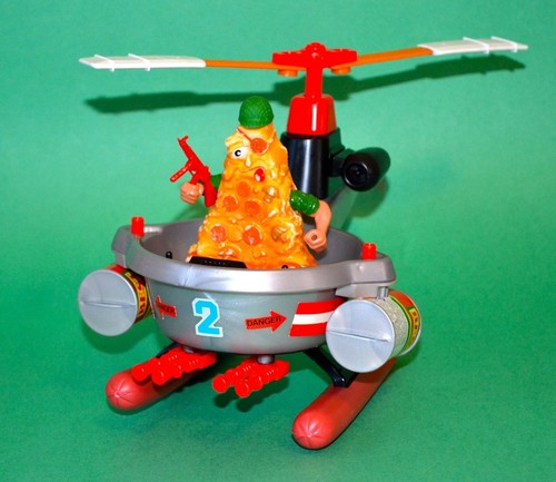 1988 Food Fighters Private Pizza Kitchen Commando Mattel