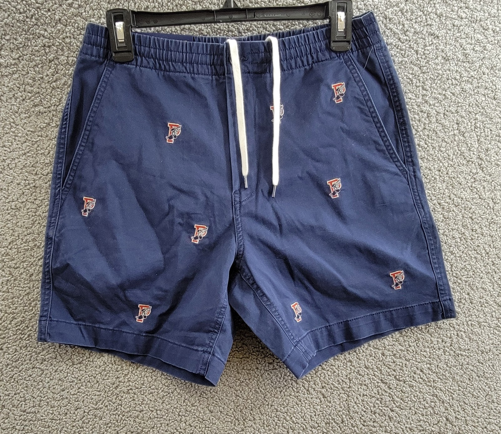 Polo Ralph Lauren 6-Inch Polo Prepster P-Wing Shorts Men's S Navy Button Closure - Picture 2 of 18