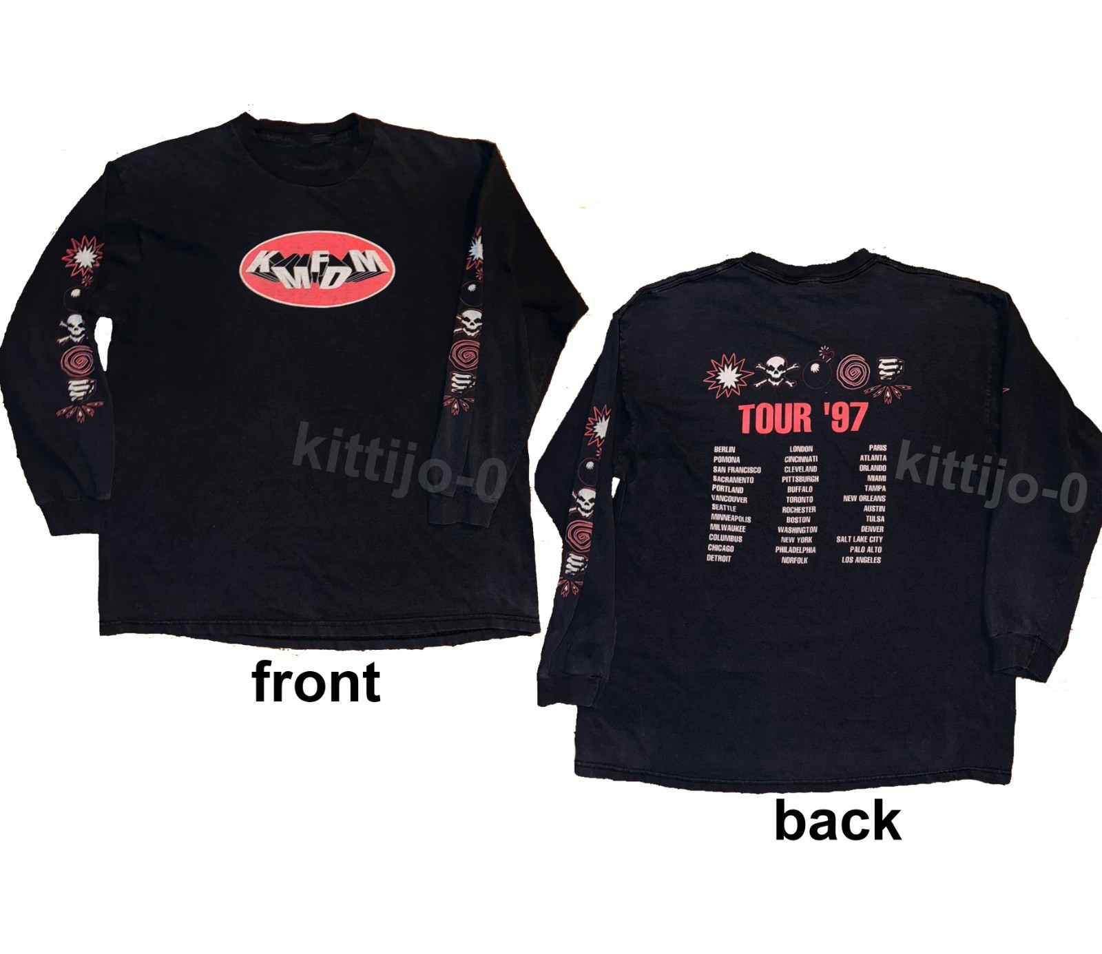 #90年物 KMFDM MONEY Tシャツ 黒色 90年物 KMFDM MONEY Tシャツ 黒色 KMFDM Money NEW BLACK T