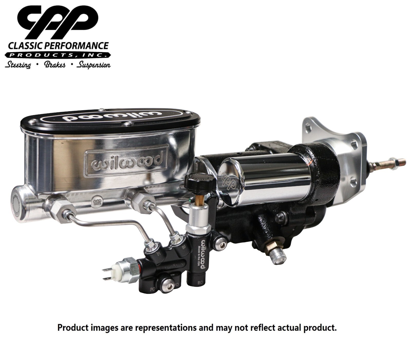 1962-67 Nova Chevy 2 Show Chrome Hydro Brake Booster Wilwood
