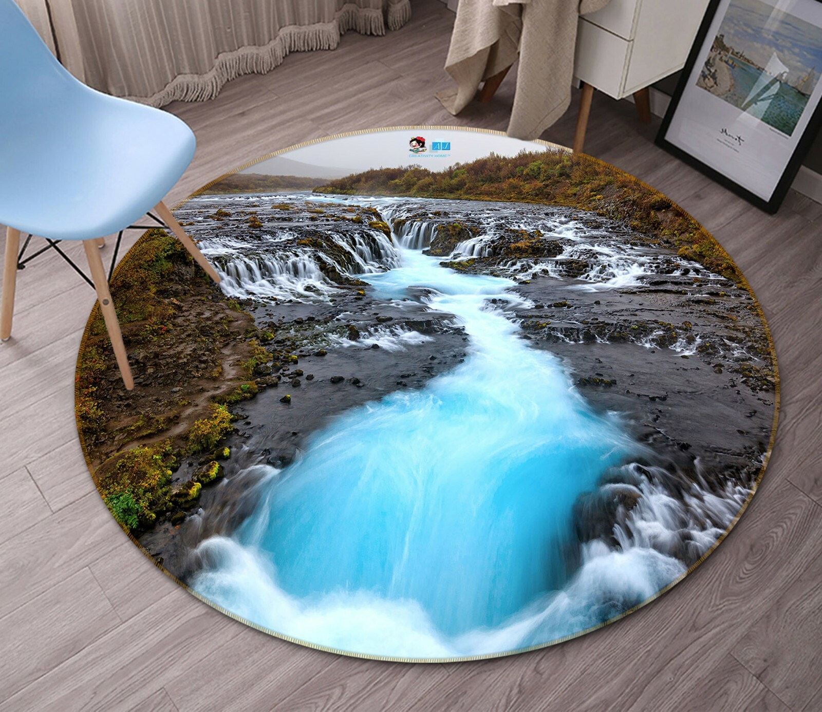 PlayStation ラグマット Playstation Logo Area Rug, Carpet for Playstation Chair