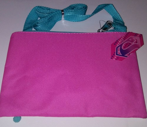 Adorable Supergirl Rainbow Logo Bag Long Straps Cute!