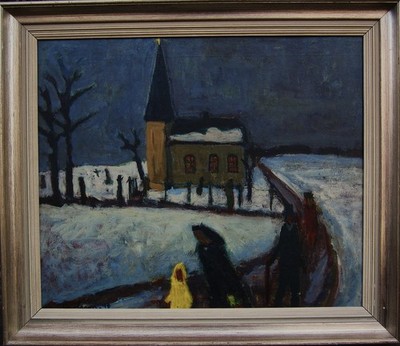 Ebbe Olsson 1916-1989, "Kirche", datiert 1948