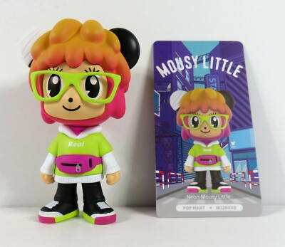 Pop Mart Mousy Little Stay Real Mini Figure Neon Mousy Little NEW