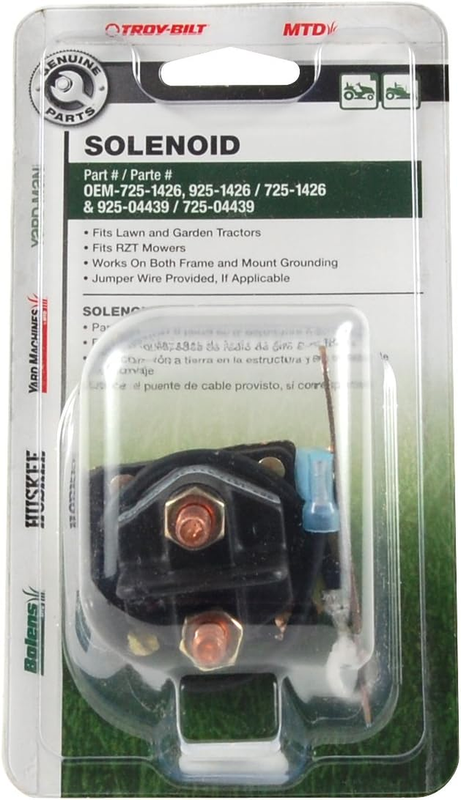 Solenoid MTD Genuine Parts Ignition Switch for Cub Cadet Troy-Bilt 925-1741