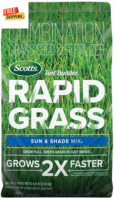 Scotts Turf Builder Rapid Grass Sun Shade Mix Combination Seed