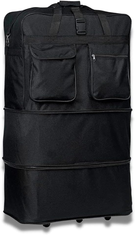 Expandable Extra Large Rolling Duffle Bag with Wheels Travel