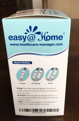 Easy@Home 25 Ovulation Test Kit Powered by Premom Ovulation Predictor App #73