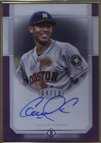2017 Topps Transcendent - Carlos Correa #TCA-CC