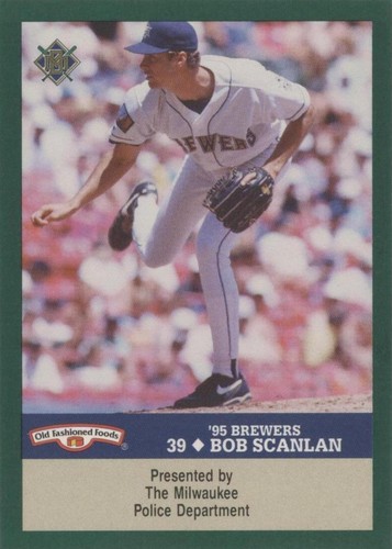 1995 Milwaukee Brewers Police - Bob Scanlan #39