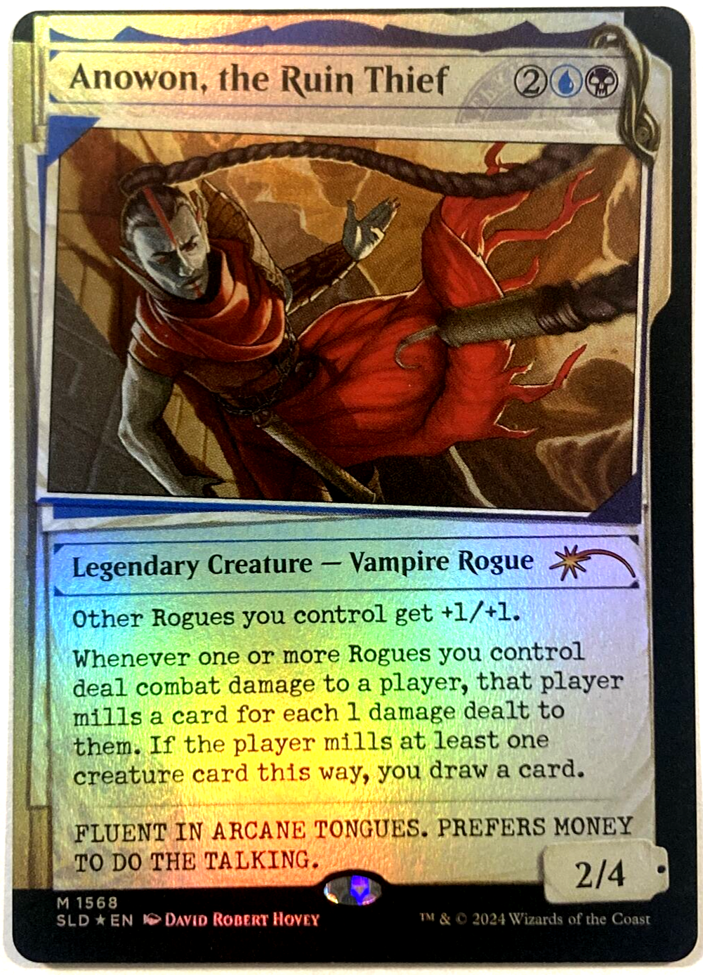 MTG Anowon, the Ruin Thief *RAINBOW FOIL* Secret Lair Drop 1568 NM