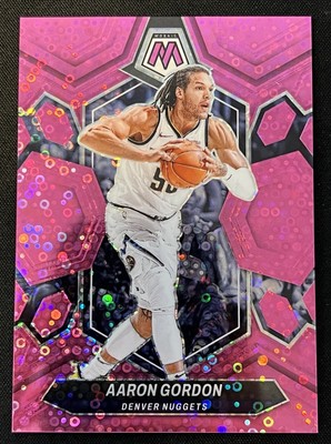 2023-24 Panini Mosaic Aaron Gordon Pink Disco Mosaic Prizm /20 SSP  