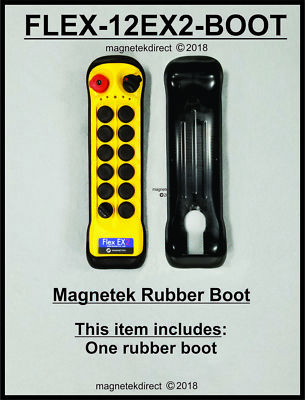 Magnetek Rubber Boot for FLEX-12EX2-Boot 12 Button Crane & Hoist RF Transmitter 
