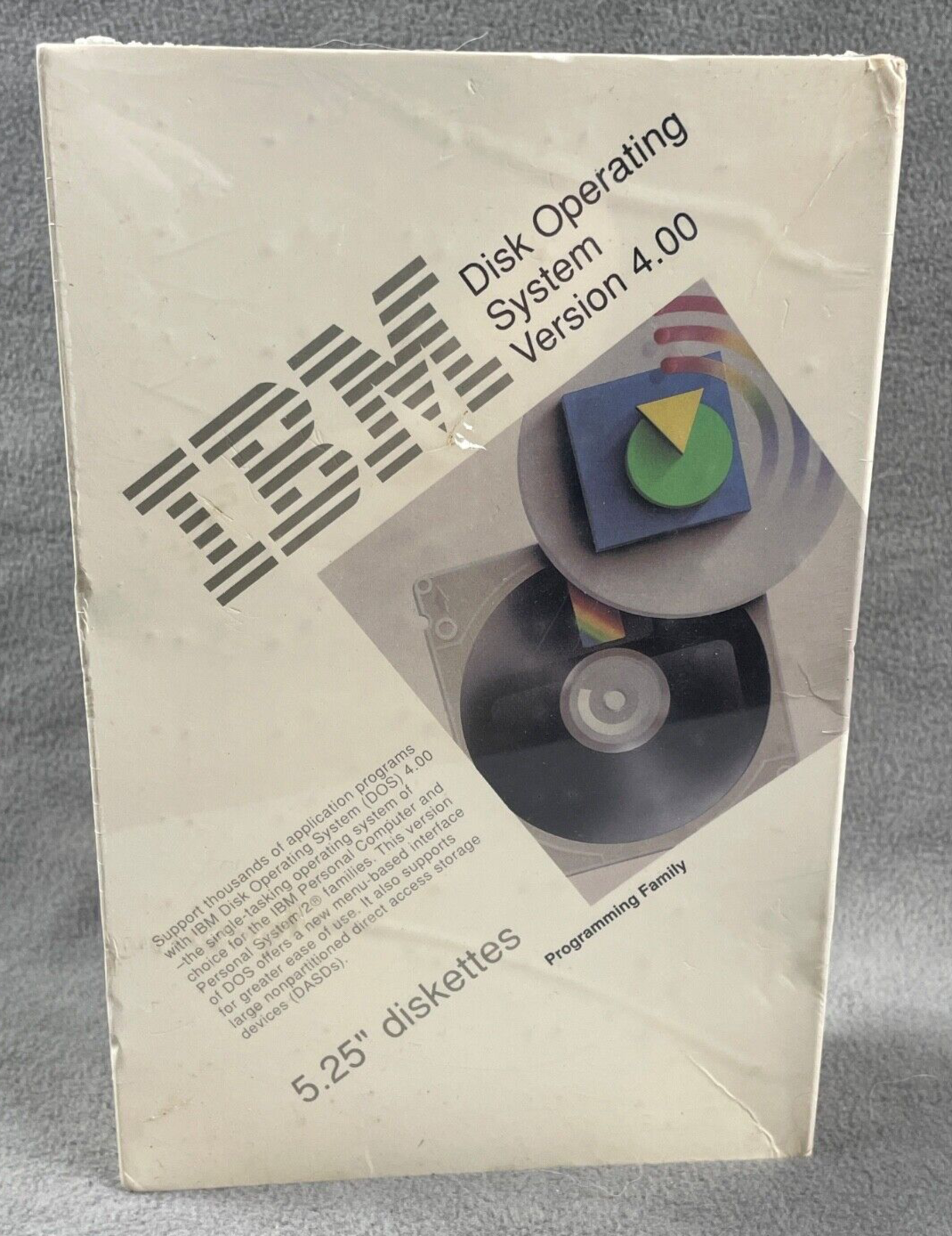 VTG 1988 IBM Disk Operating System Version 4.00 - 3.5" Diskettes - Sealed