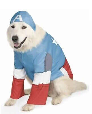 MARVEL Universe Captain America Big Dog Rubie's Pet Costume XXL