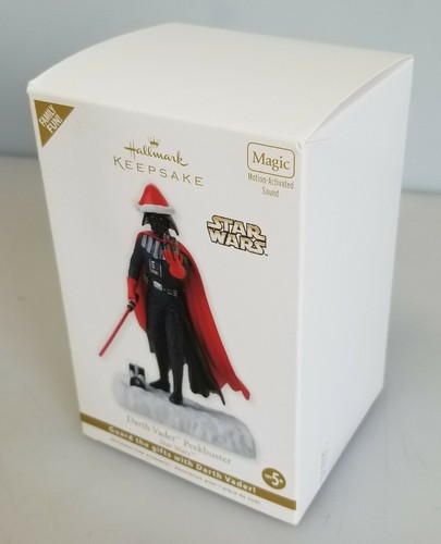 Hallmark Keepsake 2012 Christmas Ornament Star Wars Darth Vader Peekbuster New