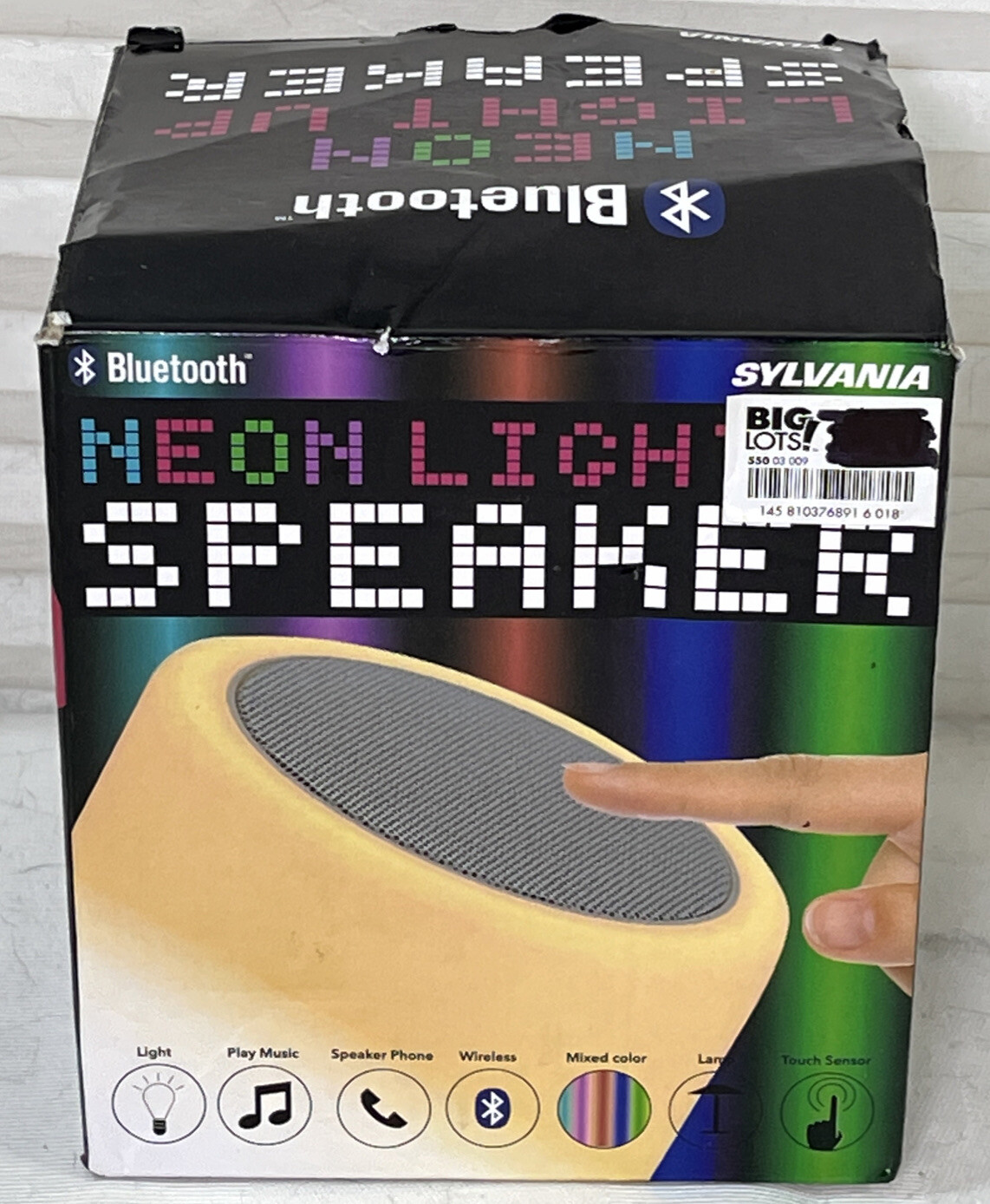 Neon Light Up Bluetooth Speaker