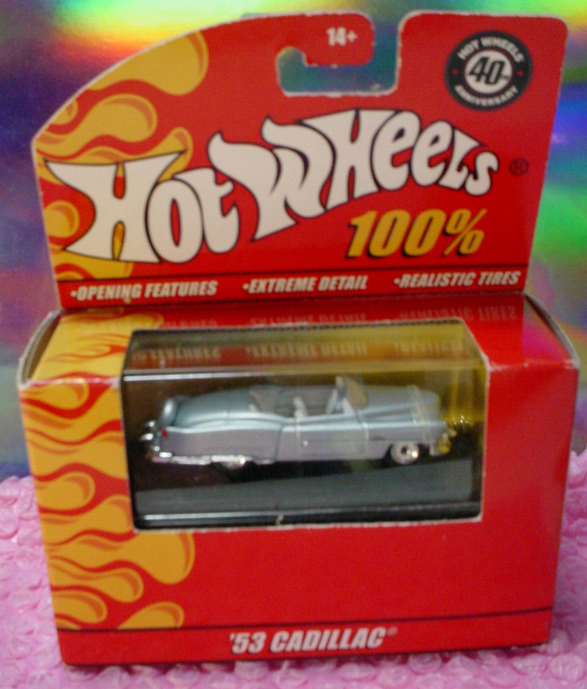 100% Hot Wheels 40th Anniversary '53 CADILLAC ✨ light blue 100% Hot Wheels 40th Anniversary '53 CADILLAC ✨ light blue