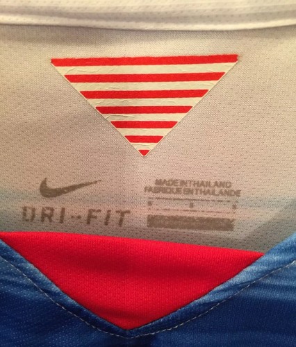 Nike USA Soccer Jersey Men's Sm National Team 2015 Away Kit Dri Fit Short Sleeve