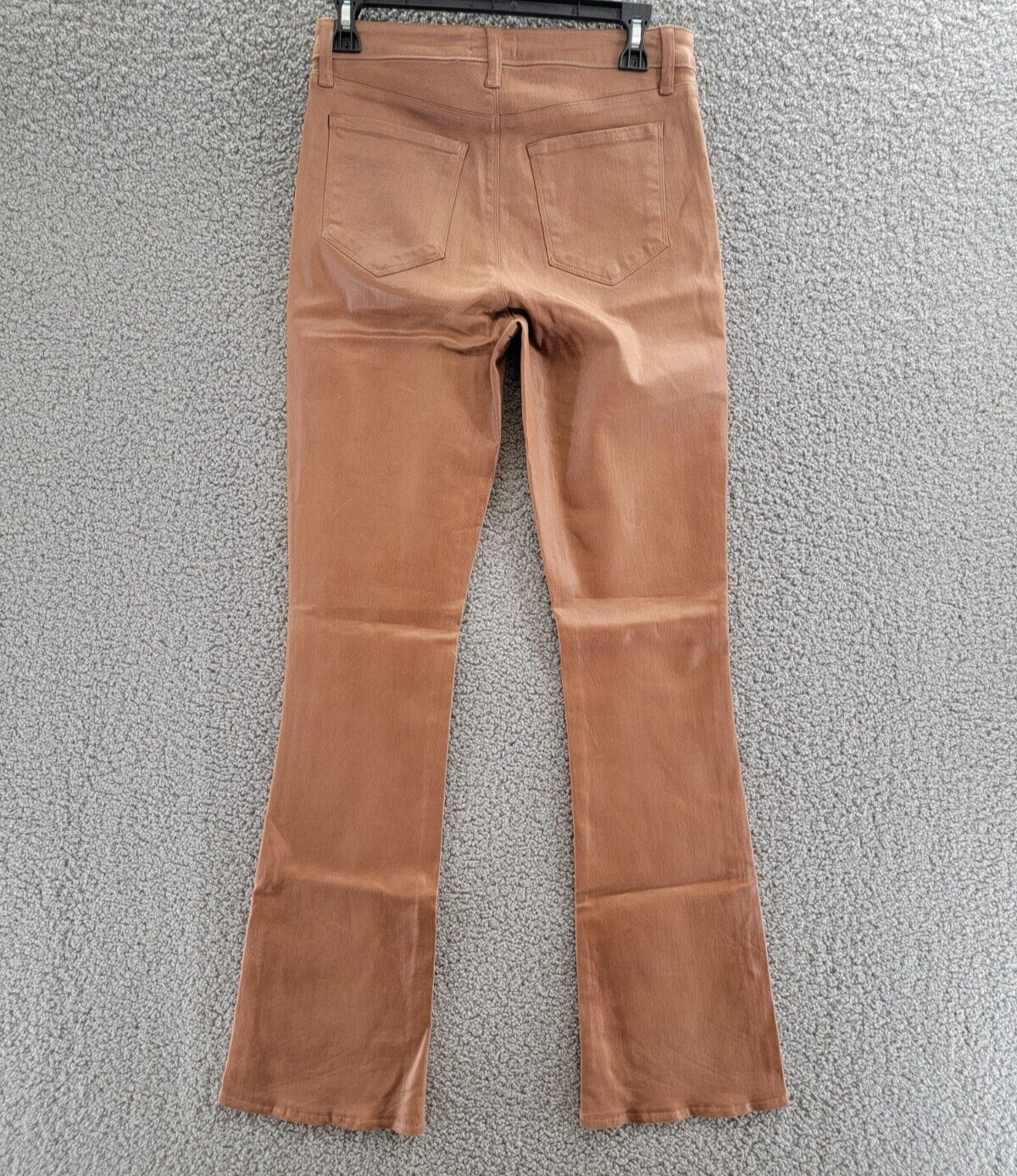 L'Agence Selma High Rise Sleek Baby Bootcut Jeans Women's 29 Fawn Coated - Picture 12 of 18