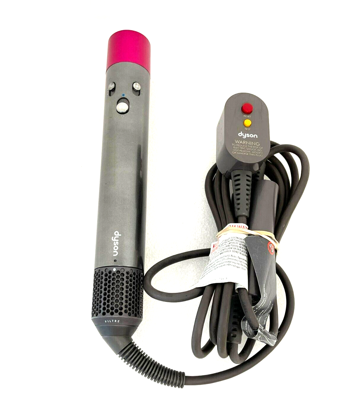 Dyson Airwrap Hair Multi Styler HS01 Nickel/Fuchsia Wand Only (USED) Dyson Airwrap Hair Multi Styler HS01 Nickel/Fuchsia Wand Only (USED)