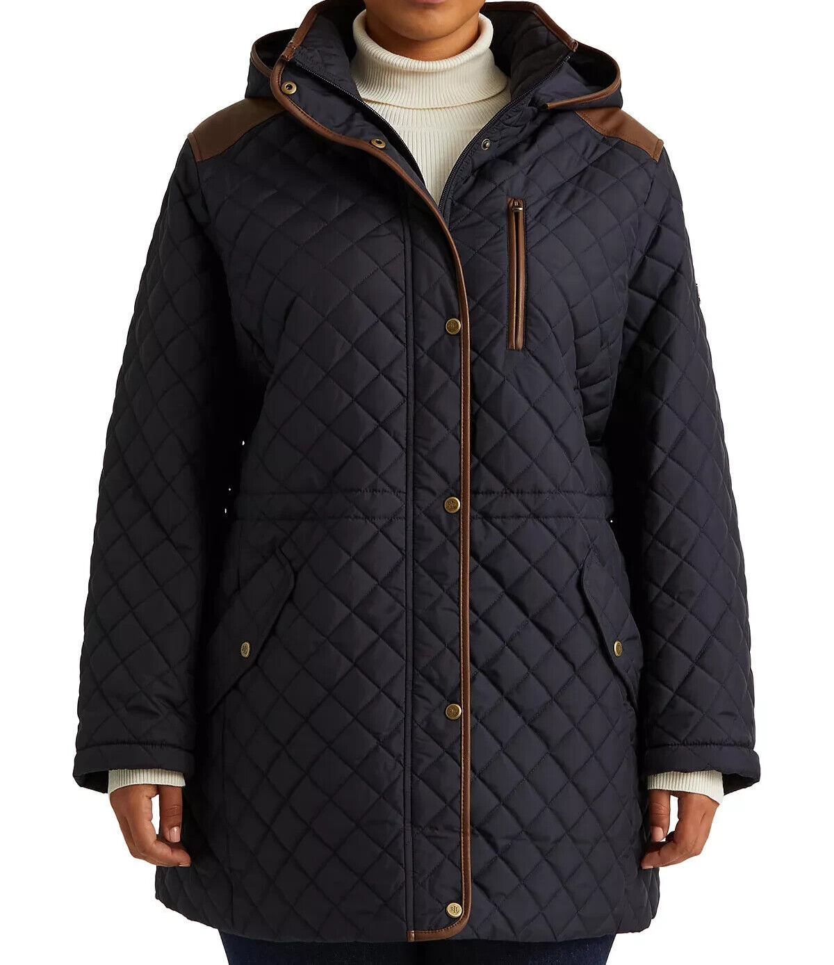 ジャケット・アウター Ralph Lauren M65 type Leather Hood coat Polo Ralph Lauren Military Army M65 Skull Skeleton Patch