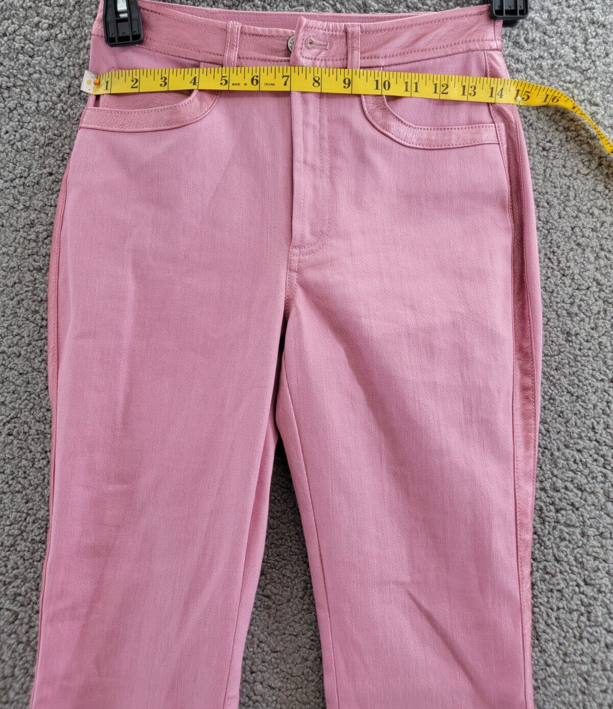 Cinq à Sept Presely Mid-Rise Straight-Leg Pants Women's 00 Quartz Button Zip - Picture 5 of 17