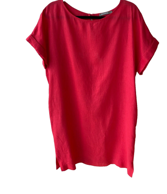 Feathers linen dress cheap