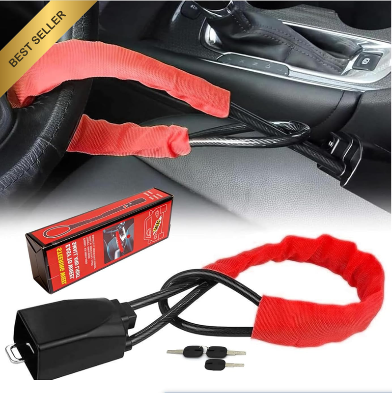 Steering Wheel Lock Seat Belt Lock anti Theft Device Car Lock Car anti Theft Pre