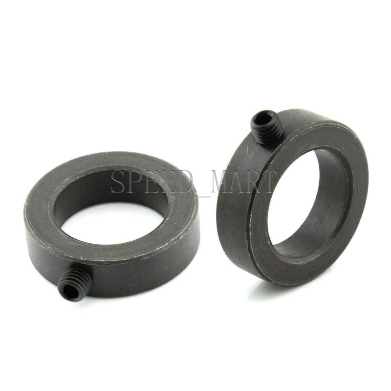 2x Split Ring Drill Stop Collars Set Exact Hole Depth Brad Point Bits 45x70x18mm