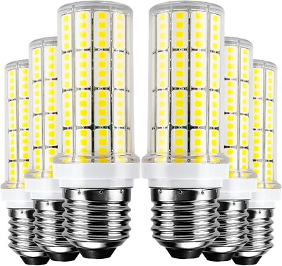 20w Led Light Bulb 6pcs, 200w Equivalent 2500 Lumen 5000k Led Bulb E26/E27 Base