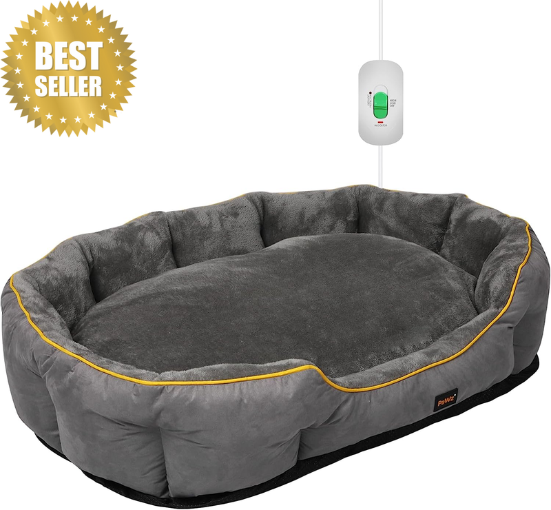 Electric Heated Dog Bed, Heating Mat for Dog & Cat, Medium Heat Pad Electric Pet