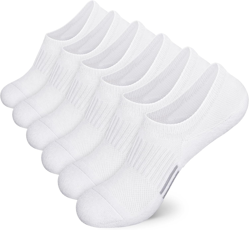 No Show Socks Womens Athletic Cushioned Low Cut  Ankle Socks  ...