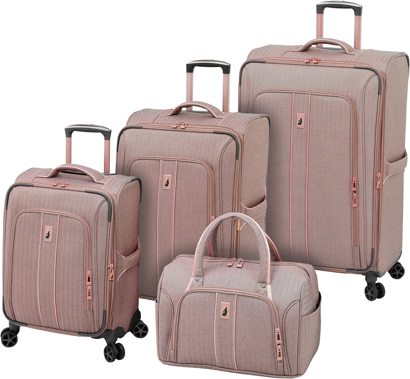 Newcastle Softside Expandable Spinner Luggage, Rose Charcoal