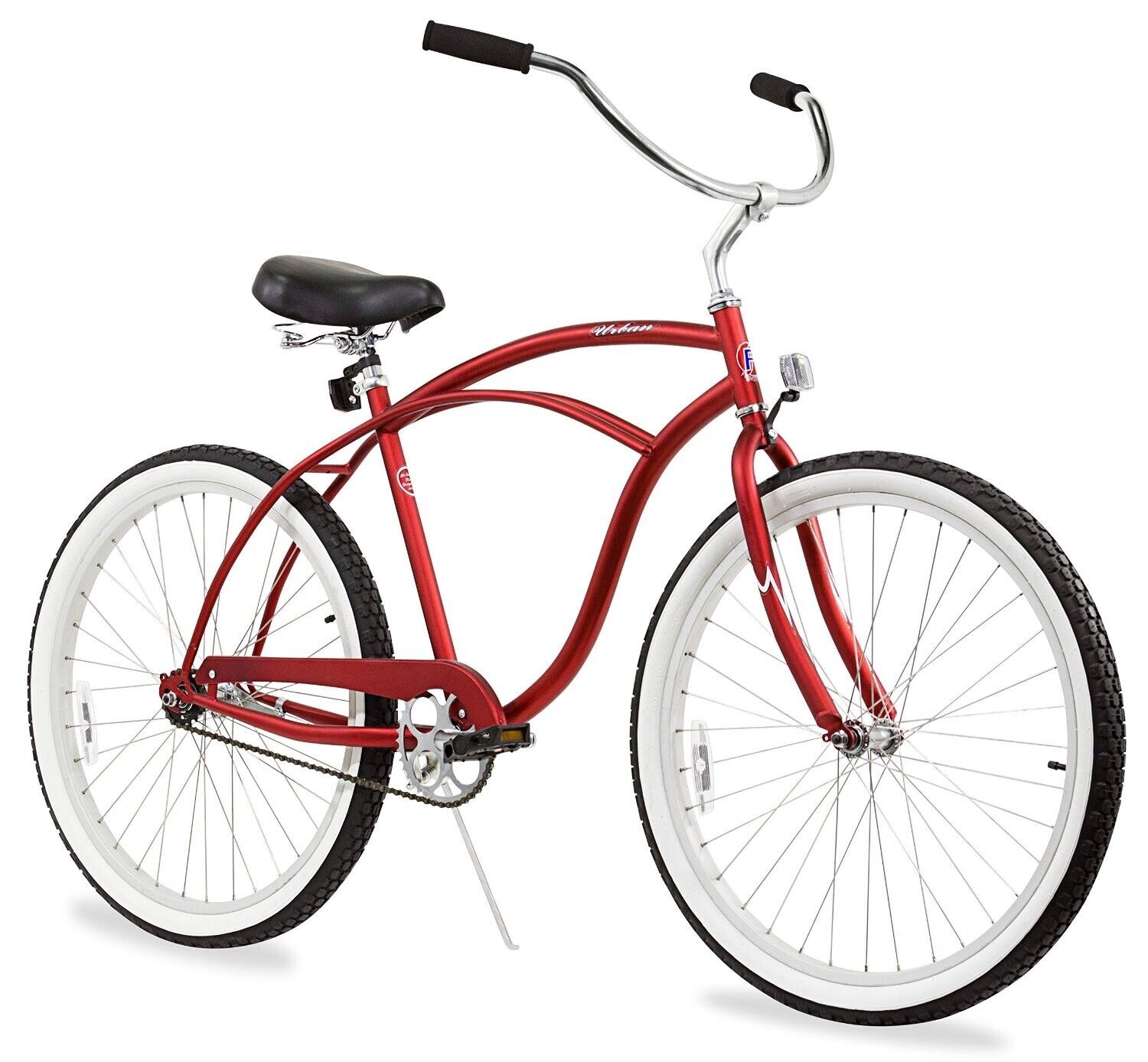 Firmstrong Urban Men 26" Beach Cruiser Bike Bicycle Red