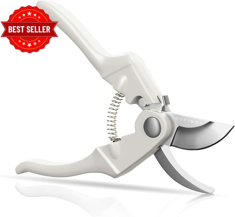 Bypass Pruning Shears Heavy Duty Hand Pruner Garden Trimming Scissors Plant Clip