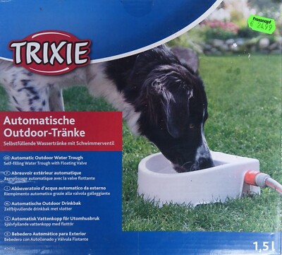 Trixie Automatische Outdoor-Tränke für Hunde, Katzen und kleine Nutztiere