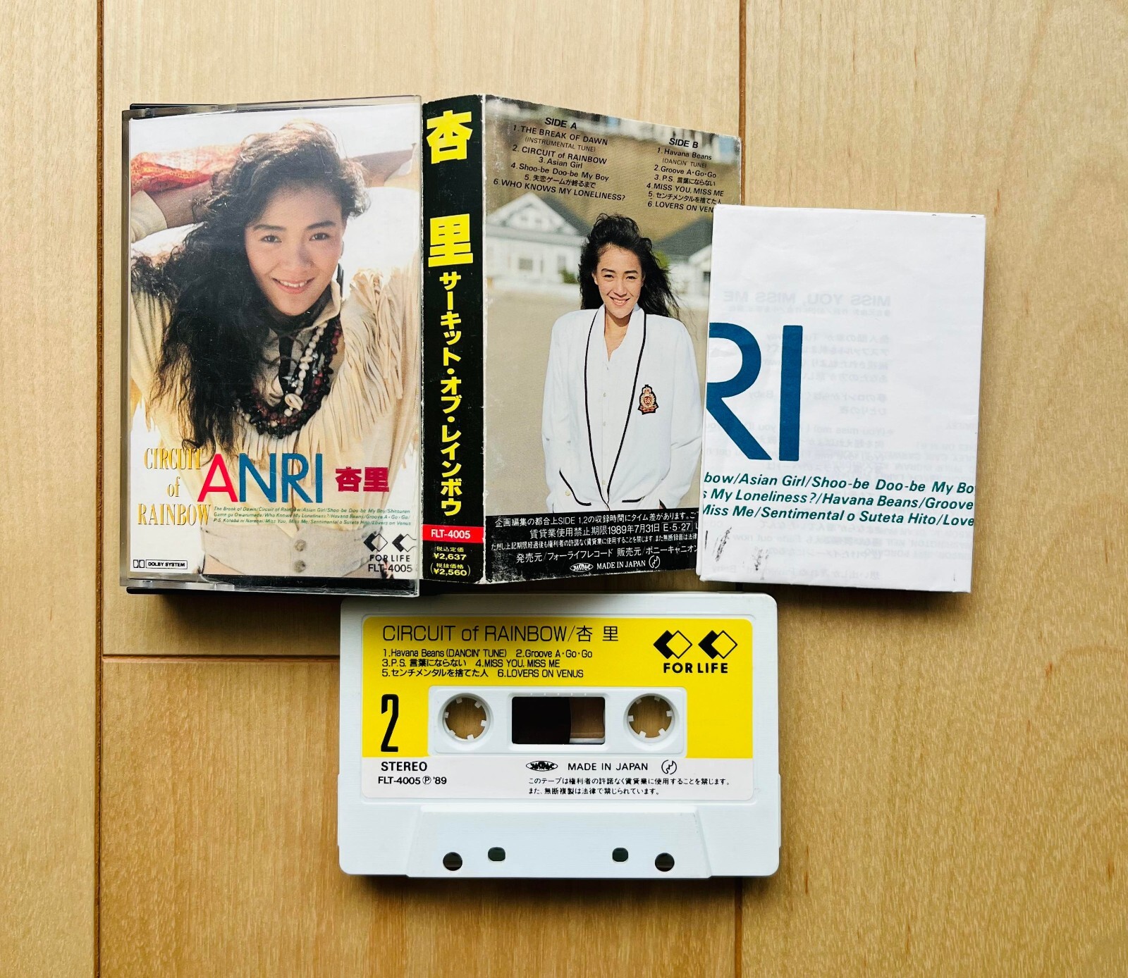 ANRI / Circuit Of Rainbow Cassette Tape 1989 For Life