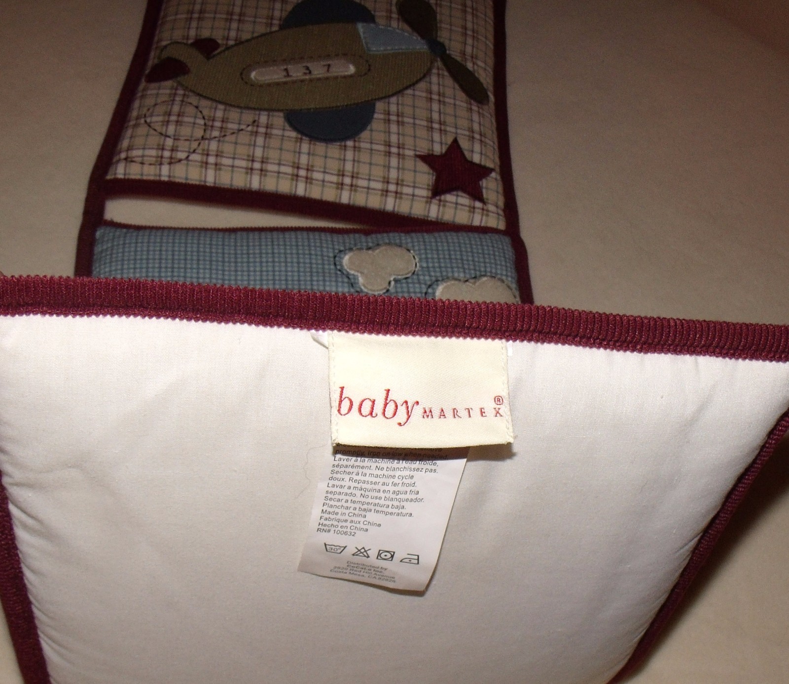 baby matrex soft wall hanging nursery or child's room plane two helicopters