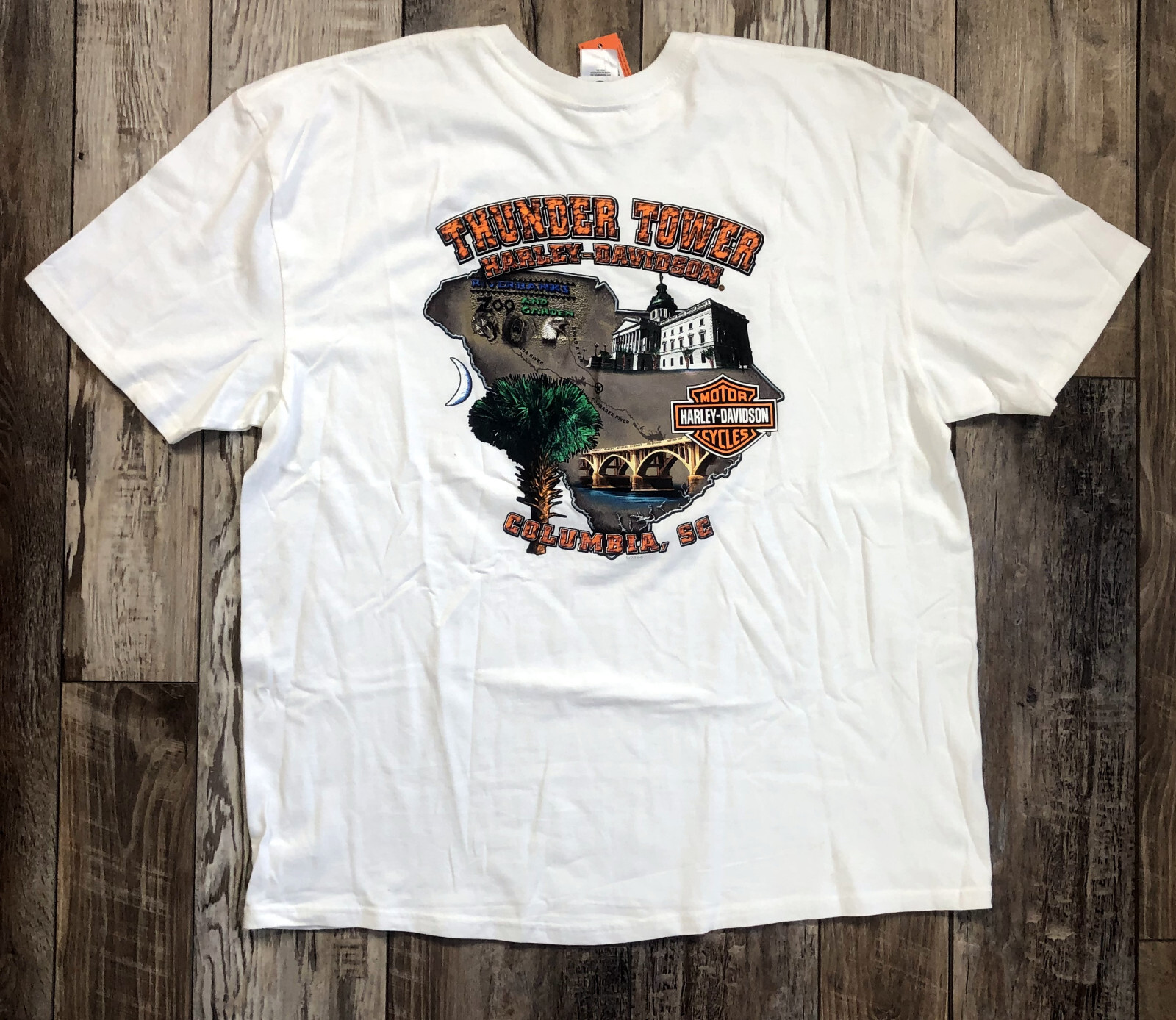 Harley-Davidson Tシャツ L size MADE IN USA Harley Davidson T Shirt-Black-1990's-L-Motorcycle-Mancuso