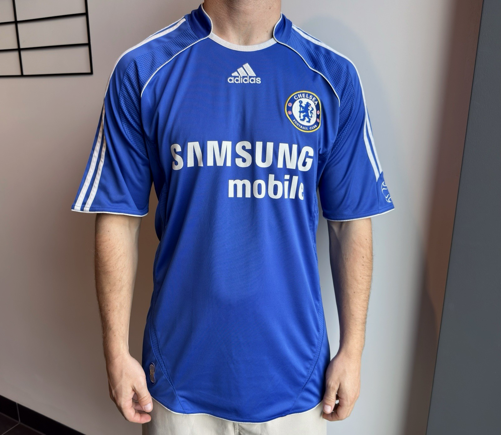 2006-07 adidas CHELSEA サッカーシャツ アウェイ 長袖 2006-07 Chelsea adidas Track Jacket - 7/10 - (XL/XXL)
